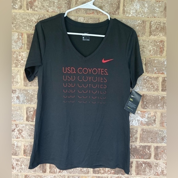 SD COYOTES!! Nike dri-fit shirt!Legend V Neck Tee New With Tags Size large - Picture 13 of 14